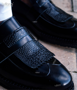 201  - Lufiano Slip On: Black