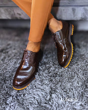 Load image into Gallery viewer, 240 - Lufiano Lace up: Brown