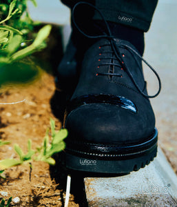 198  Lufiano Lace Up: Black