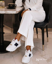 Load image into Gallery viewer, iLVi068-Lace up: White
