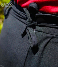 Load image into Gallery viewer, 17127: Sweat pants: Black/Red