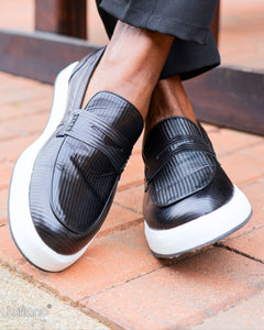 234  - Lufiano Slip On: Black