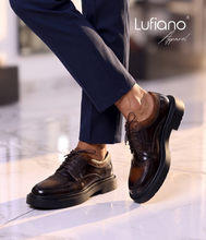 Load image into Gallery viewer, 170  Lufiano Lace Up: Brown