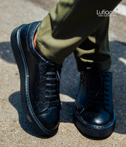 200  Lufiano Lace Up : Black