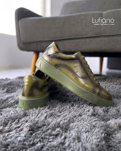 Load image into Gallery viewer, 252- Lufiano Lace up: Green