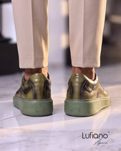 Load image into Gallery viewer, 252- Lufiano Lace up: Green