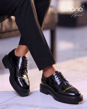Load image into Gallery viewer, 167  Lufiano Lace Up: Black- Olive