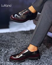 Load image into Gallery viewer, 243 - Lufiano Lace up: Burgundy