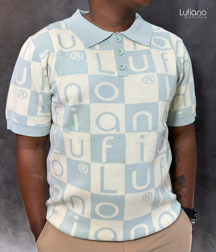 LFN007: Knit Top:Mint-Beige