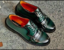Load image into Gallery viewer, 193 Lufiano Lace up: Green