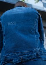 Load image into Gallery viewer, J.E 8411: Jean Jacket:Blue