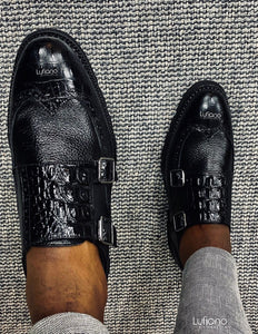 194  Lufiano Monk strap: Black