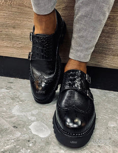 194  Lufiano Monk strap: Black