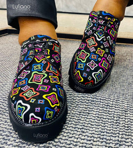 181-NIK 'ANA BY Lufiano Lace up: Colored