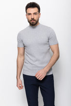 Load image into Gallery viewer, 11349: Turtle Neck knit top: Light Grey