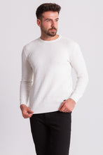 Load image into Gallery viewer, 11358: Round Neck  Jersey: ECRU (White)