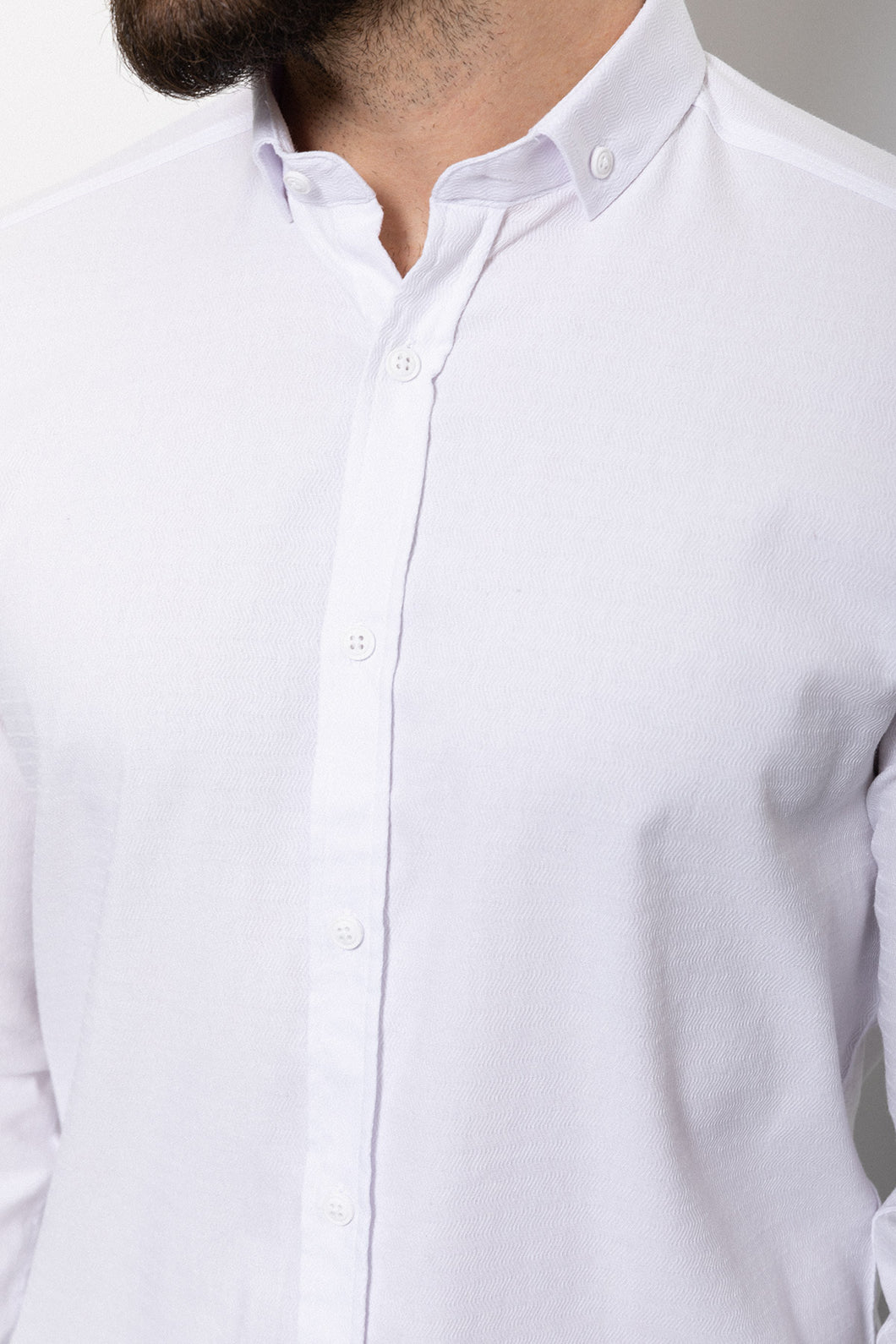 37594 : Long Sleeve Shirt: White