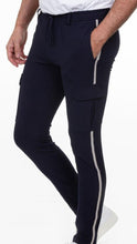 Load image into Gallery viewer, 17127: Sweat pants Dark Blue/Stone