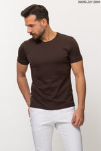 Load image into Gallery viewer, 36690 MCR Round neck: Brown