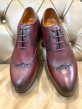 Load image into Gallery viewer, 142 -Lufiano Lace Up:  burgundy
