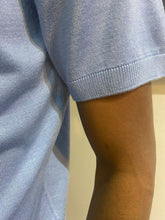 Load image into Gallery viewer, 2310: Konko Knit Top: Light Blue