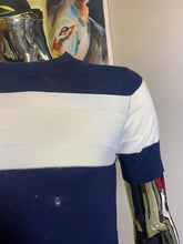 Load image into Gallery viewer, 2315: Konko Knit Top: Blue - Grey