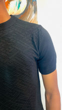 Load image into Gallery viewer, 11438 : Knit Top: Black
