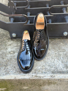 168  Lufiano Lace Up: Black