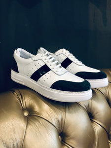 053-Lufiano Leather Sneaker-Grey