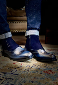 119 Lufiano Collection boots: Blue